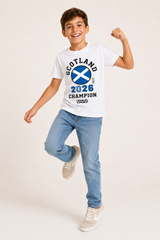 Kids Scotland Football T-Shirt
