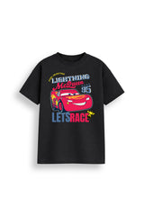 Disney Cars Lightning McQueen Boys Grey T-Shirt