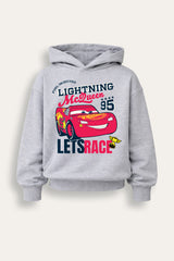 Disney Cars Lightning McQueen Boys Black Hoodie