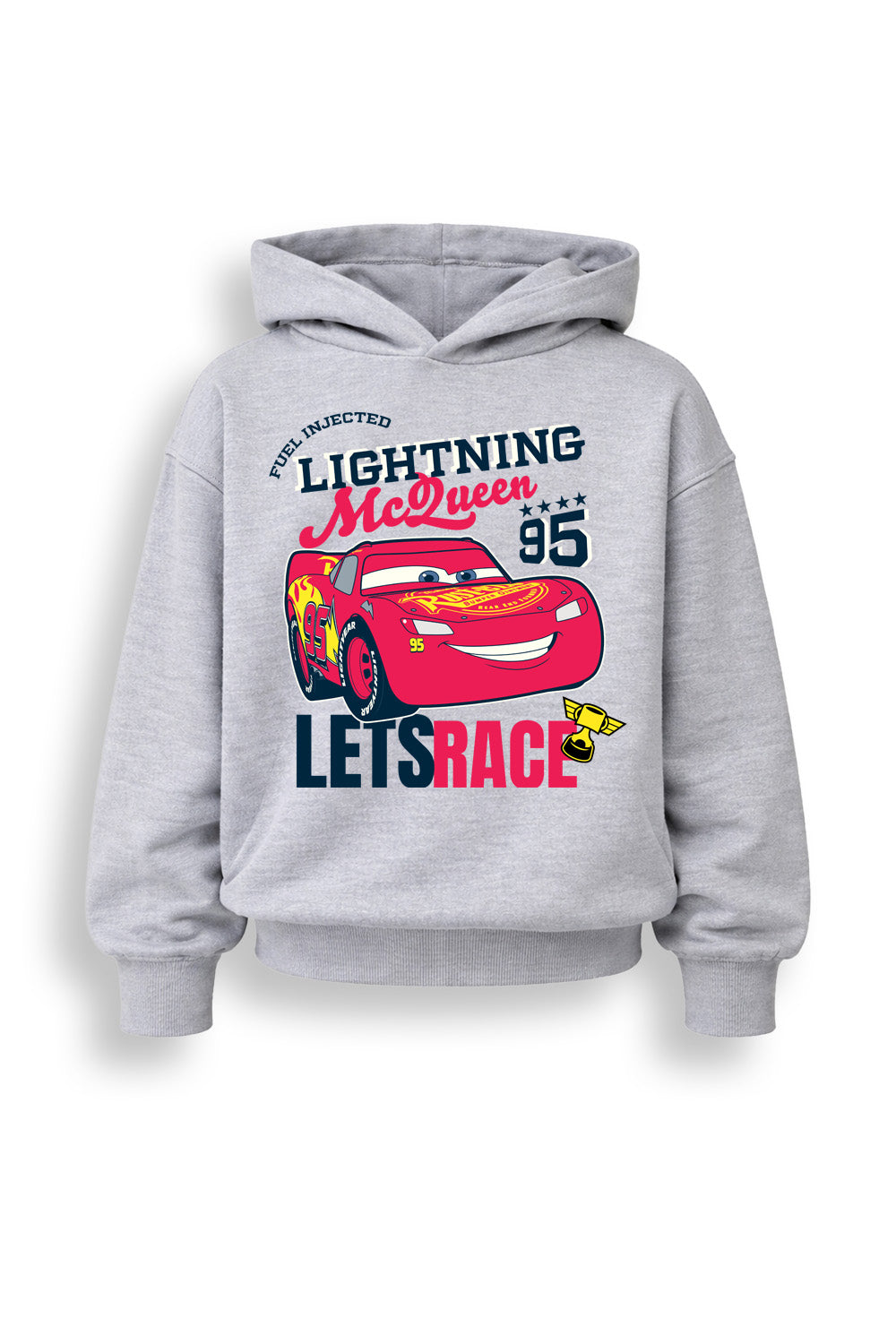 Disney Cars Lightning McQueen Boys Black Hoodie