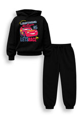 Disney Cars Lightning McQueen Boys Grey Hoodie and Jogger Set