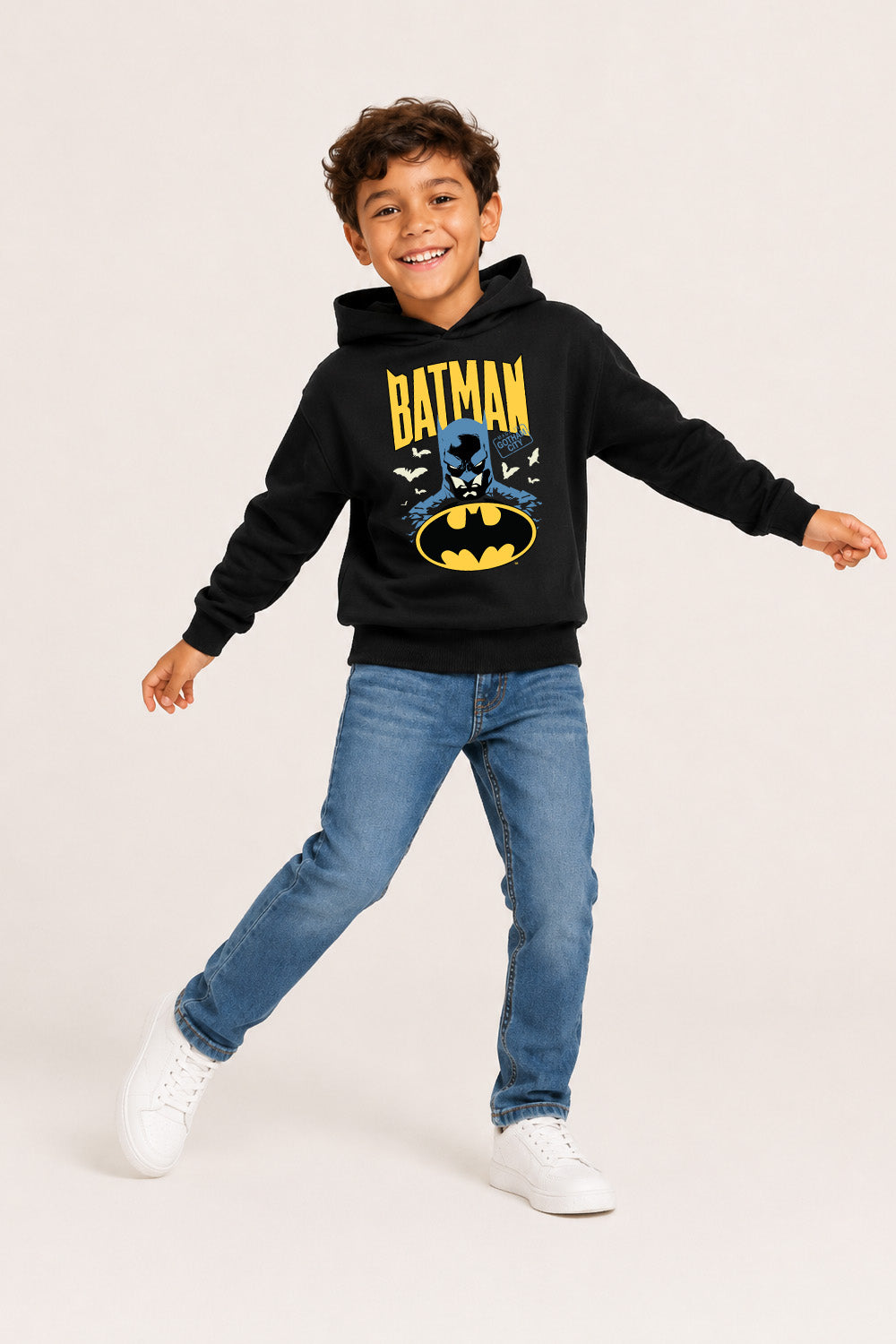 Batman Boys Black Hoodie