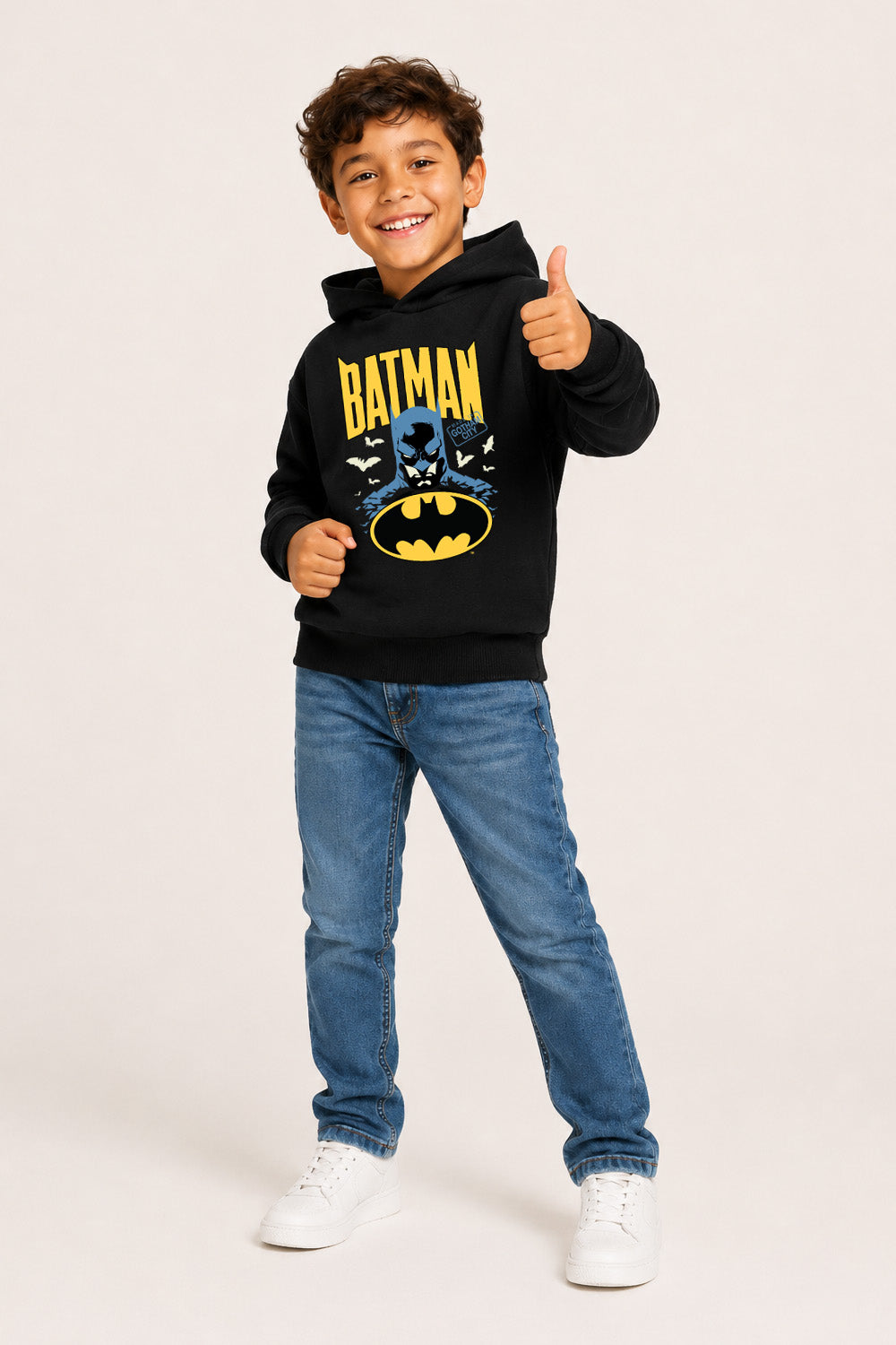 Batman Boys Black Hoodie