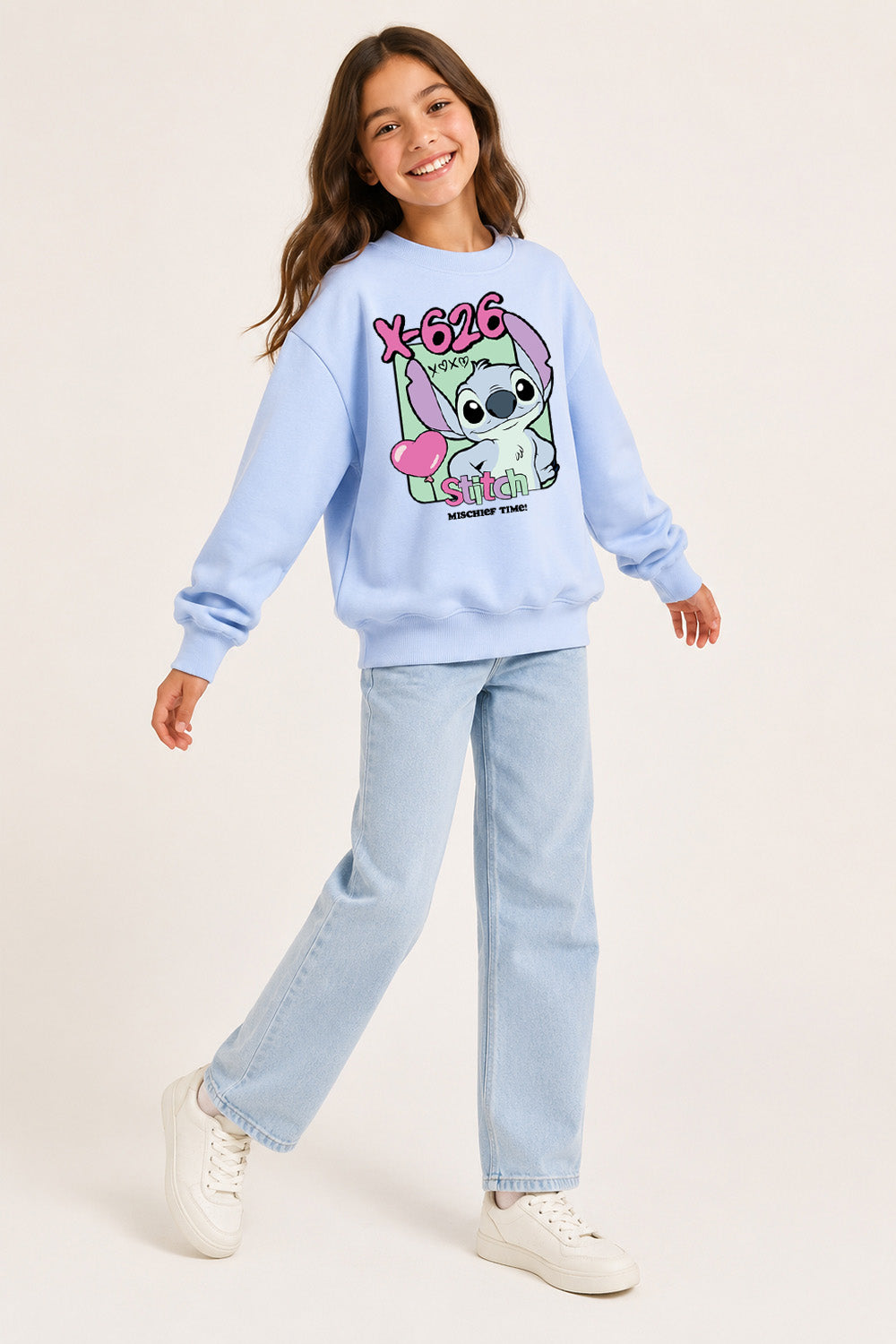 Girls Lilo and Stitch Sweatshirt Disney Kids