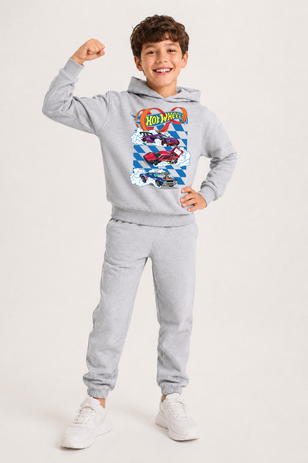 Hot Wheels Boys Hoodie and Joggers Set