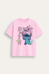 Girls Lilo and Stitch T-Shirt  Disney Kids Tee