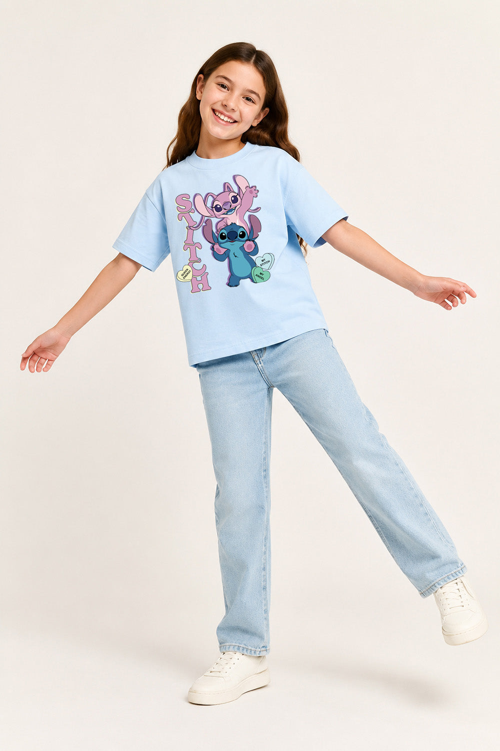 Girls Lilo and Stitch T-Shirt  Disney Kids Tee