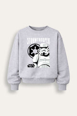 Star Wars Stormtrooper Mens Grey Sweatshirt