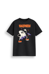 Halloween Cute Ghost Kids Black T-Shirt