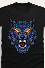Werewolf Mens Black Halloween T-Shirt