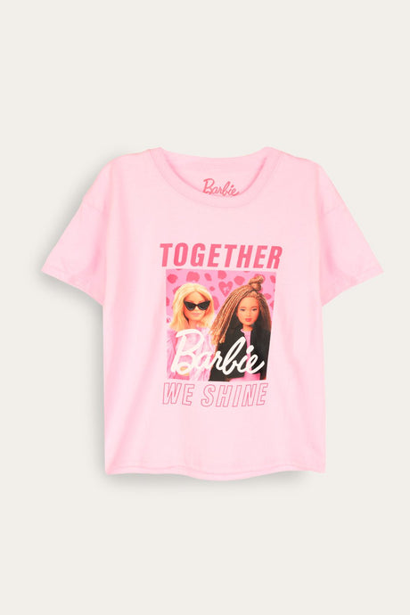 Barbie Girls Pink T Shirt - Brand Threads