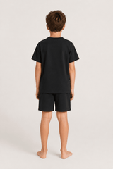 Batman Boys Black Short Pyjama Set - Brand Threads