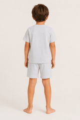 Batman Boys Grey Short Pyjama Set - Brand Threads
