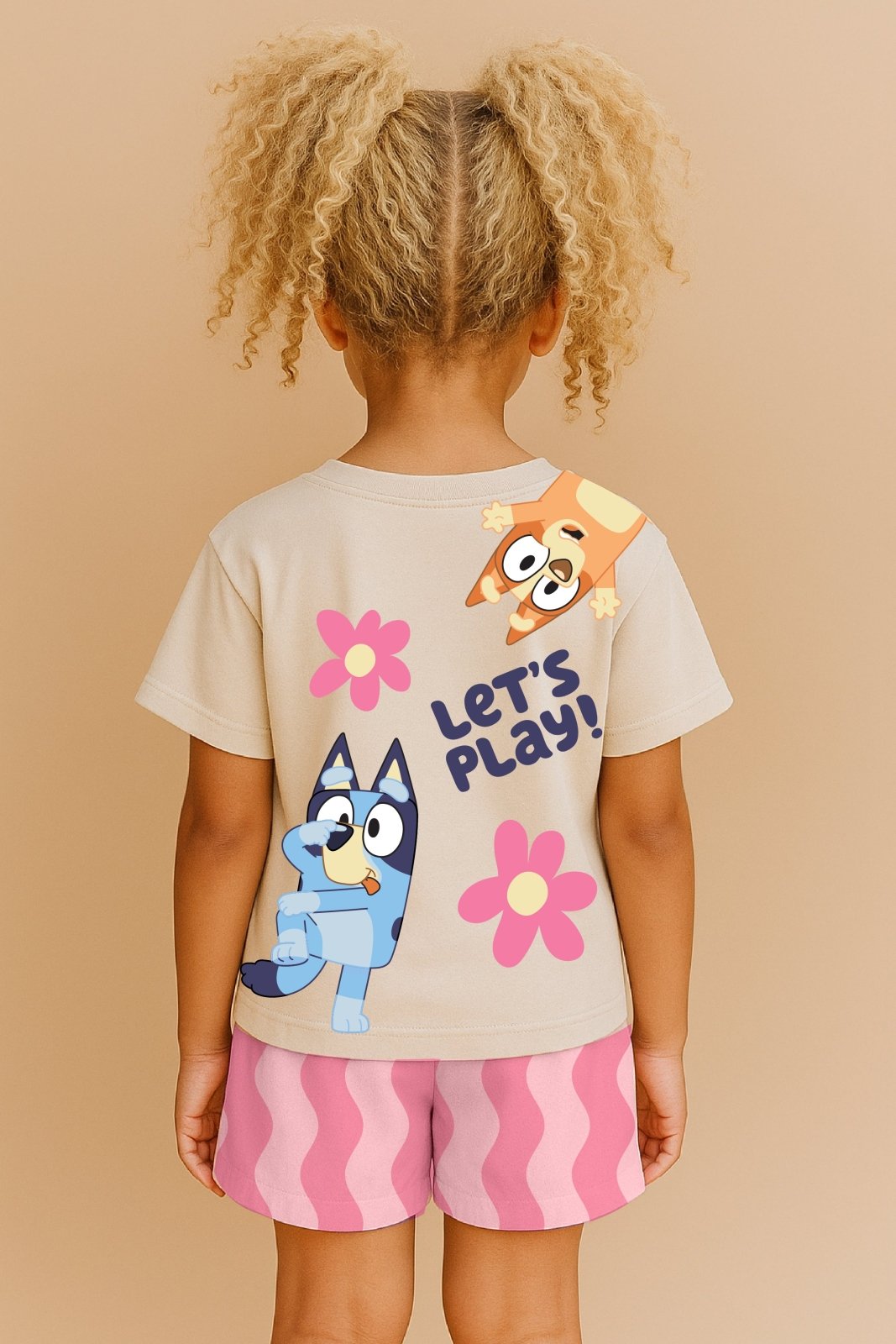 Bluey Girls Daywear Set T Shirt & Shorts - Brand Threads