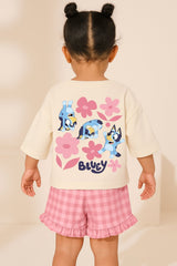Bluey Girls Daywear Set T Shirt & Shorts - Brand Threads