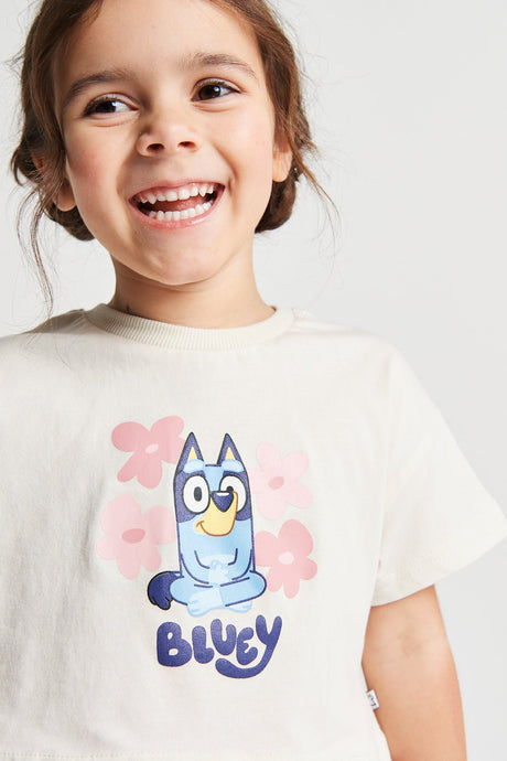 Bluey Girls Daywear Set T Shirt & Shorts - Brand Threads