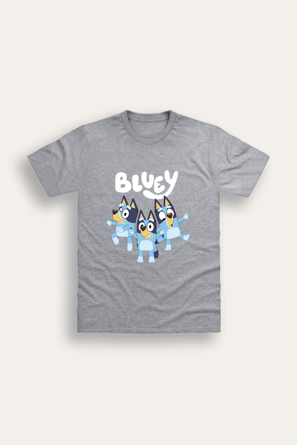 Bluey Kids Sport Grey T-Shirt - Brand Threads