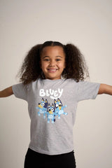 Bluey Kids Sport Grey T-Shirt - Brand Threads