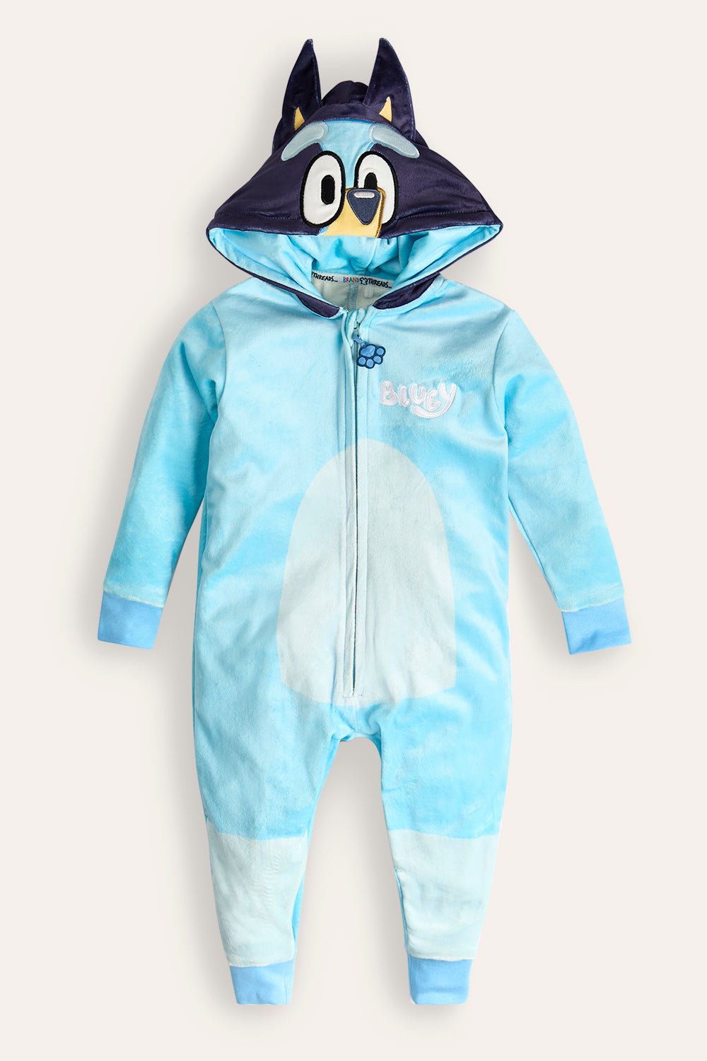 Bluey Unisex Girls & Boys Hooded Onesie - Brand Threads