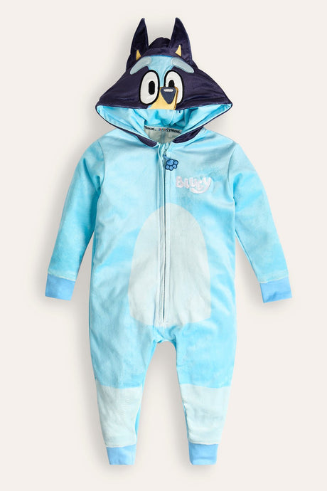 Bluey Unisex Girls & Boys Hooded Onesie - Brand Threads