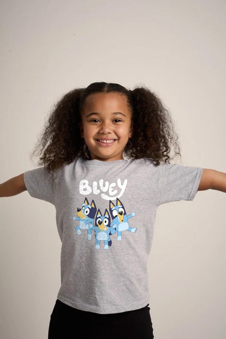 Bluey Unisex T Shirt Grey - Brand Threads