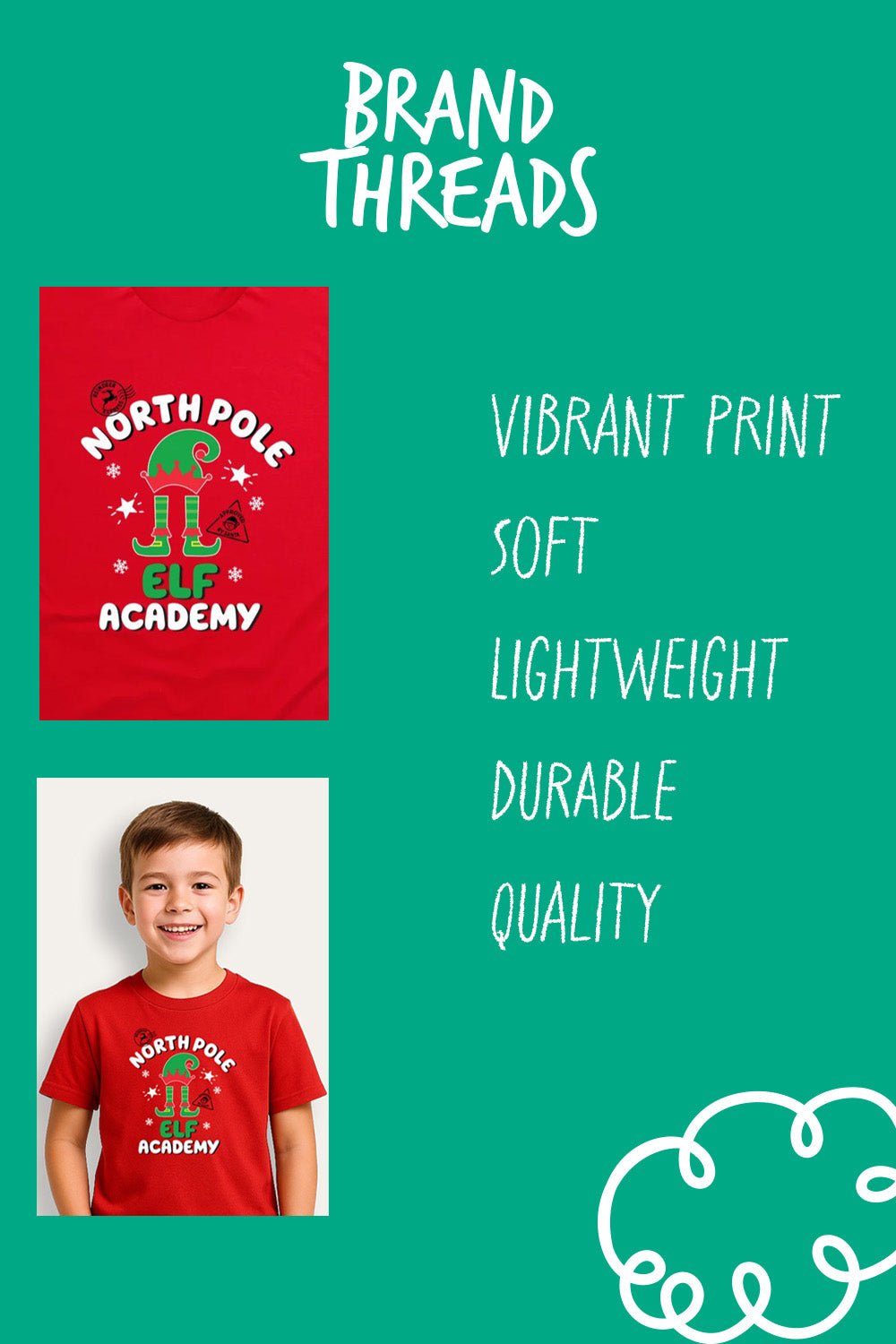 Boys Christmas T-Shirt - Brand Threads