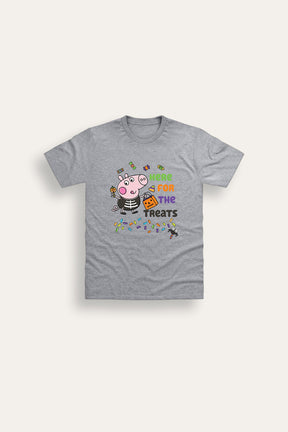 Boys George Grey Halloween T Shirt - Brand Threads