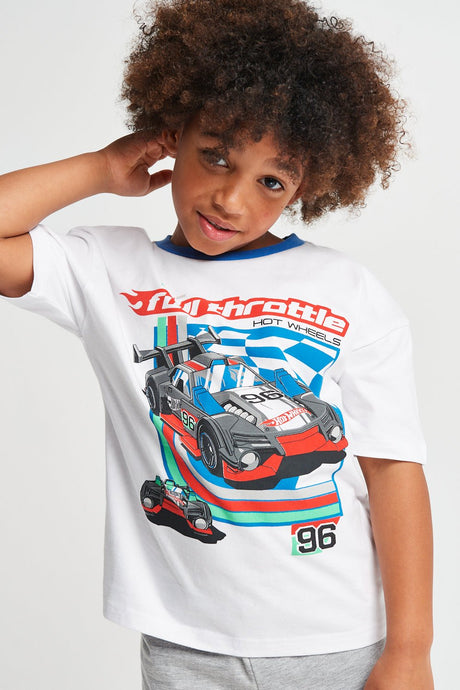 Boys Hot Wheels Short Pyjama Set - Brand Threads