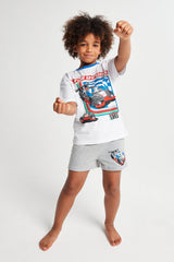 Boys Hot Wheels Short Pyjama Set - Brand Threads