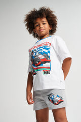 Boys Hot Wheels Short Pyjama Set - Brand Threads