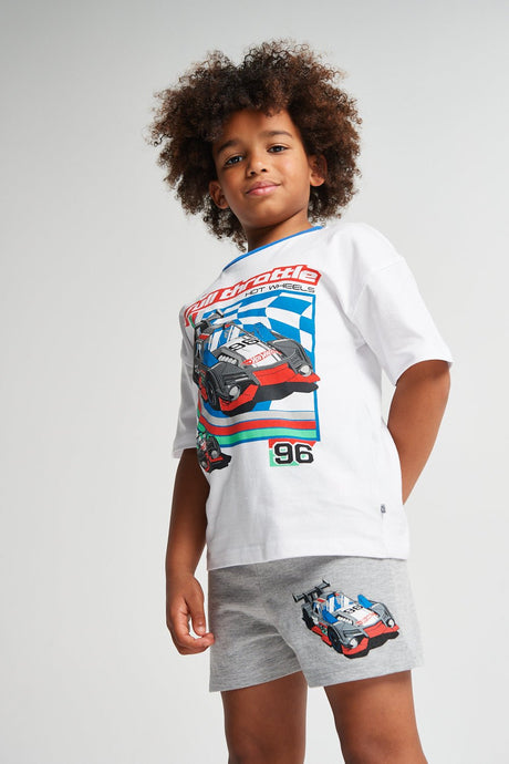 Boys Hot Wheels Short Pyjama Set - Brand Threads