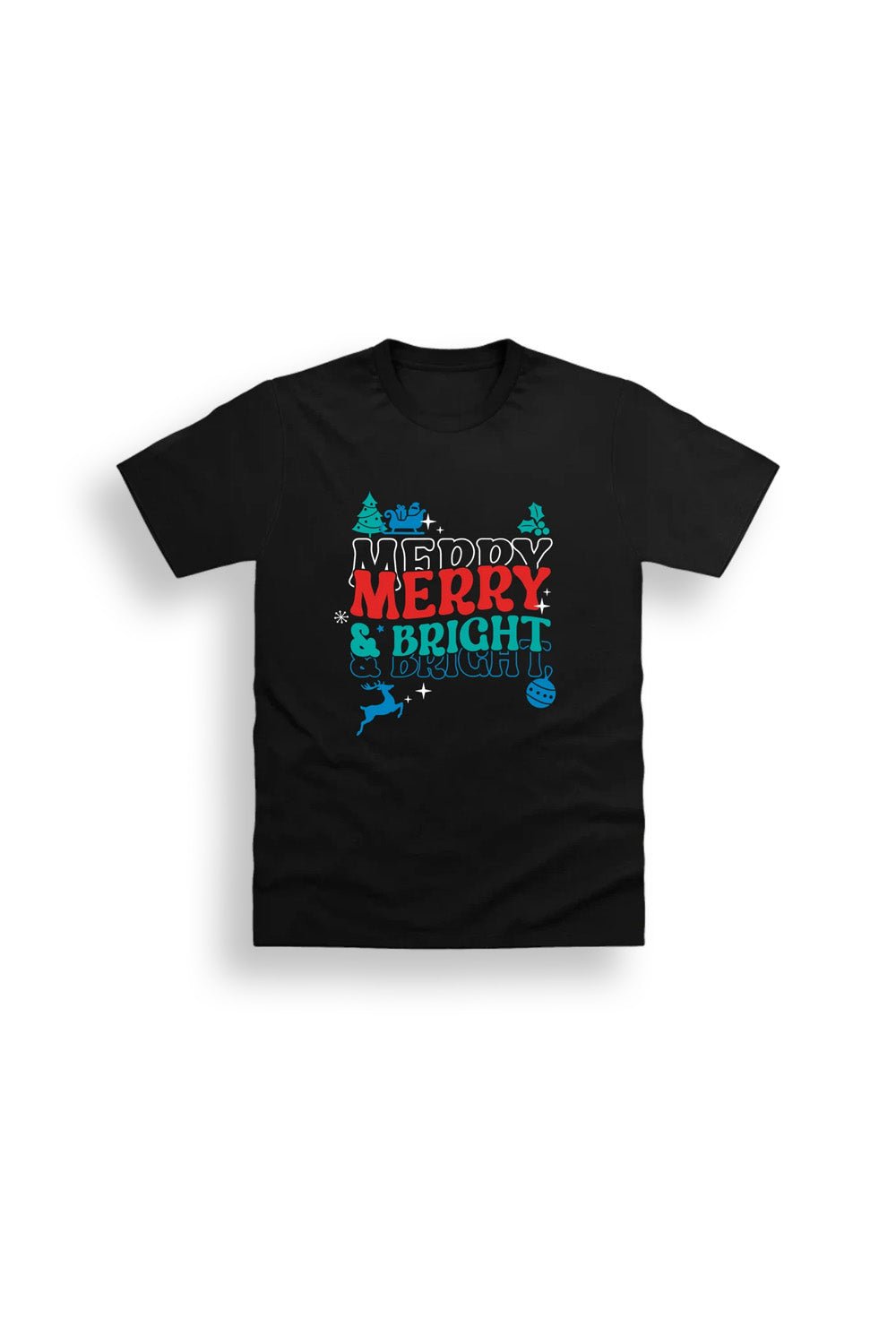 Boys “Merry And Bright” Christmas T-Shirt - Brand Threads