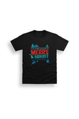 Boys “Merry And Bright” Christmas T-Shirt - Brand Threads