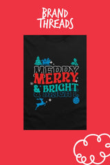 Boys “Merry And Bright” Christmas T-Shirt - Brand Threads