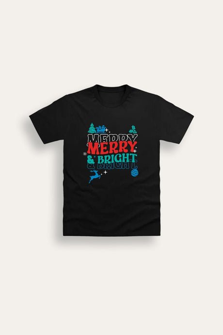 Boys “Merry And Bright” Christmas T-Shirt - Brand Threads