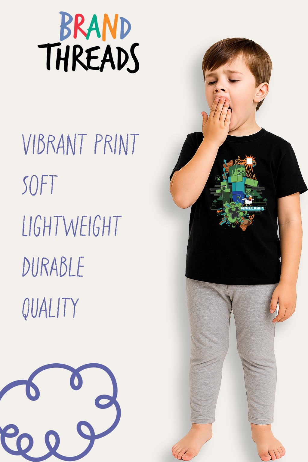 Boys Minecraft Pyjamas Set - Brand Threads