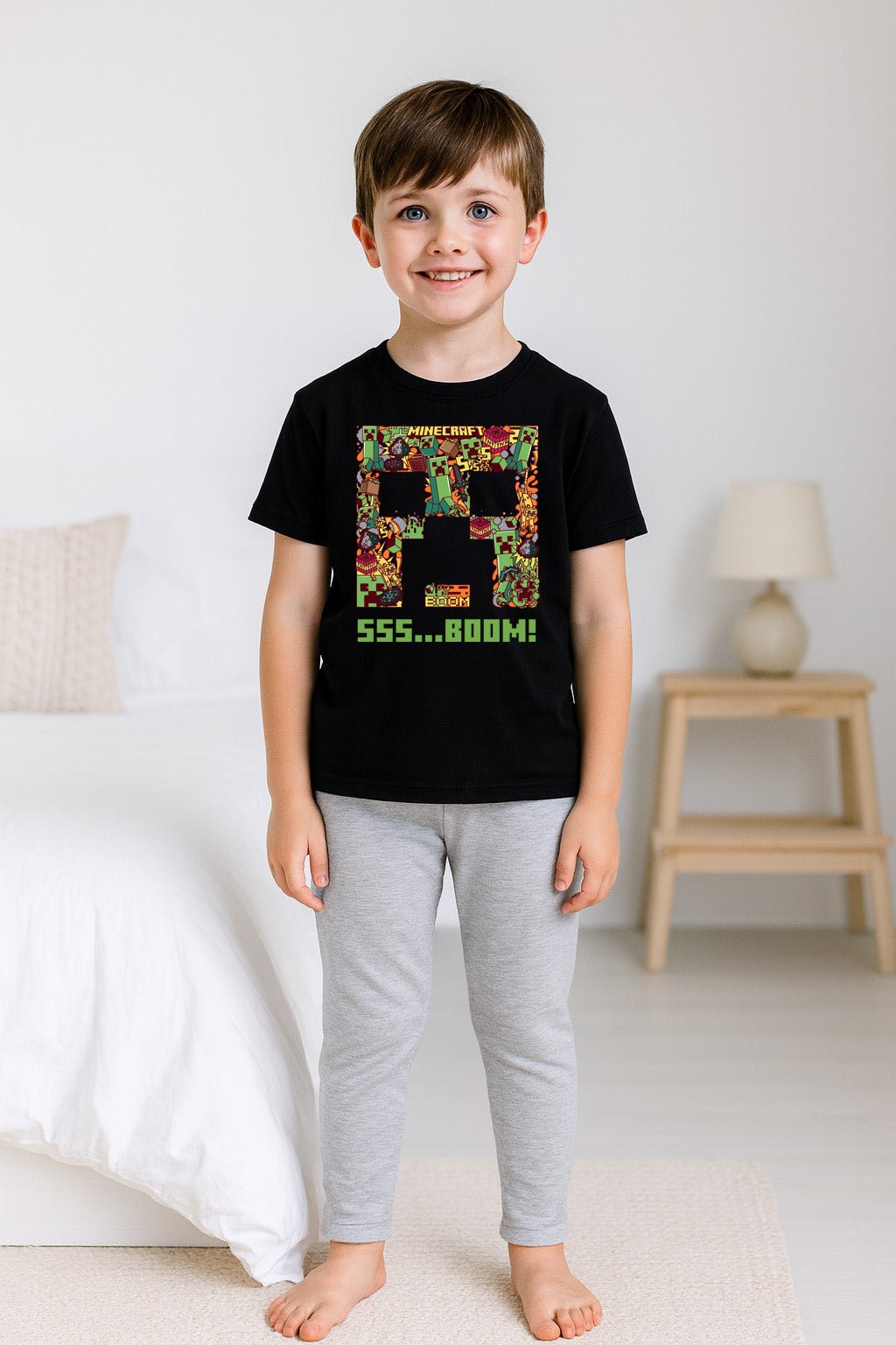 Boys Minecraft Pyjamas Set - Brand Threads