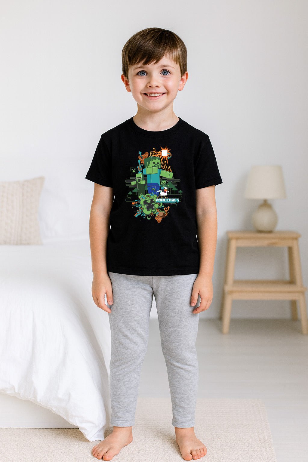 Boys Minecraft Pyjamas Set - Brand Threads
