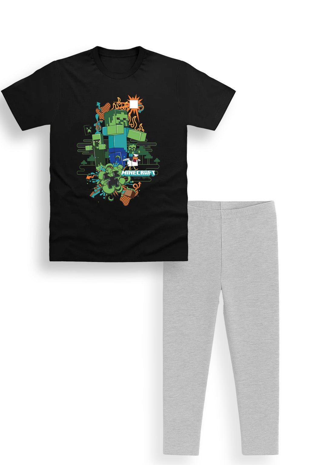 Boys Minecraft Pyjamas Set - Brand Threads
