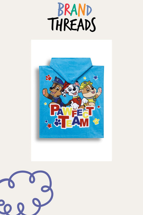 Boys Paw Patrol Poncho - Brand Threads