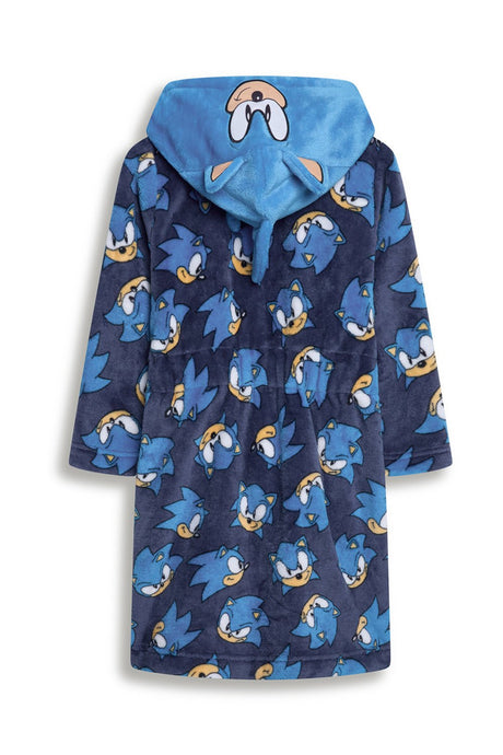 Boys Sonic Dressing Gown - Brand Threads