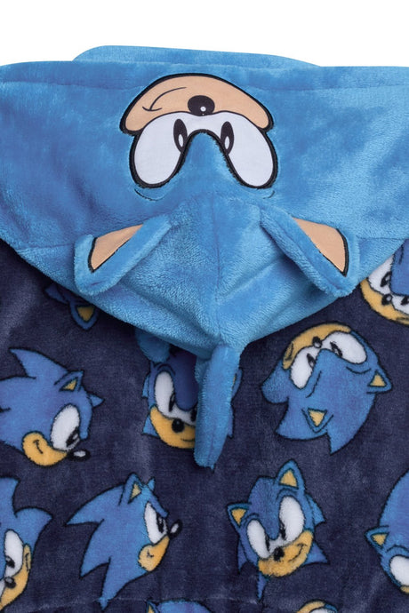 Boys Sonic Dressing Gown - Brand Threads