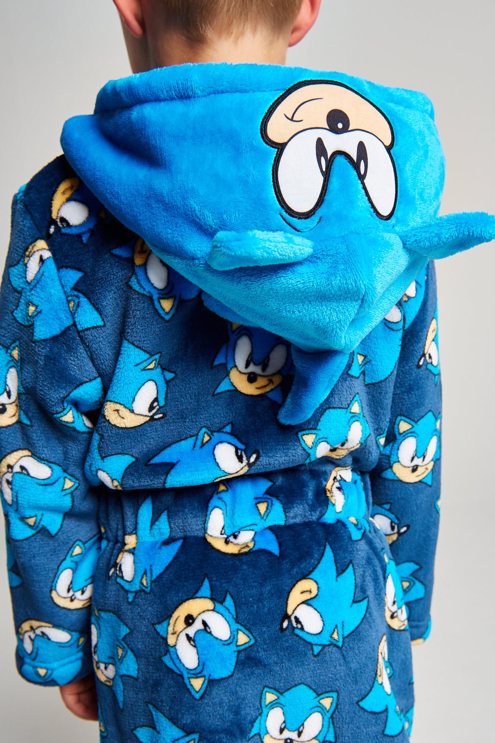 Boys Sonic Dressing Gown - Brand Threads