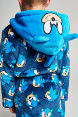 Boys Sonic Dressing Gown - Brand Threads