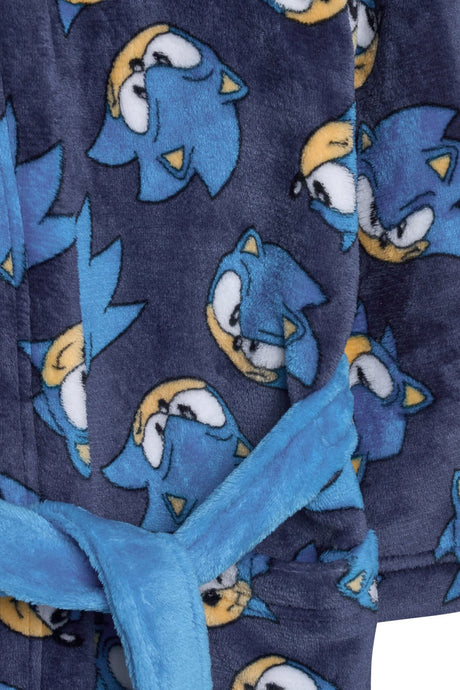 Boys Sonic Dressing Gown - Brand Threads