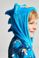 Boys Sonic Dressing Gown - Brand Threads