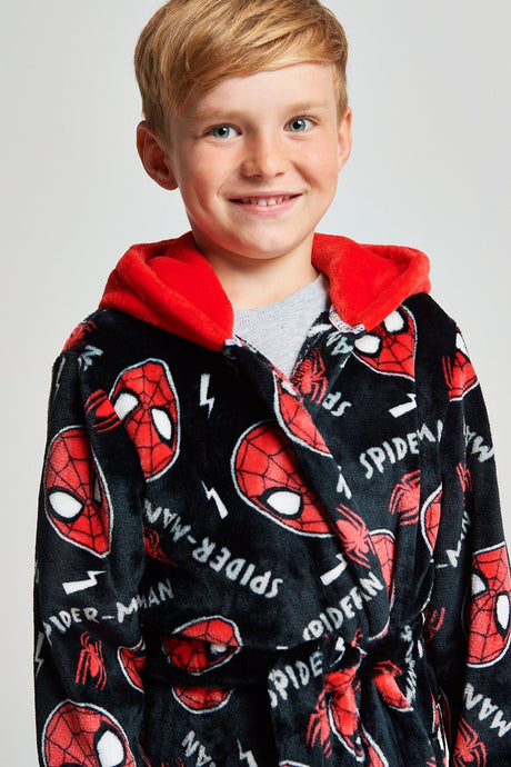 Boys Spider-Man Dressing Gown - Brand Threads