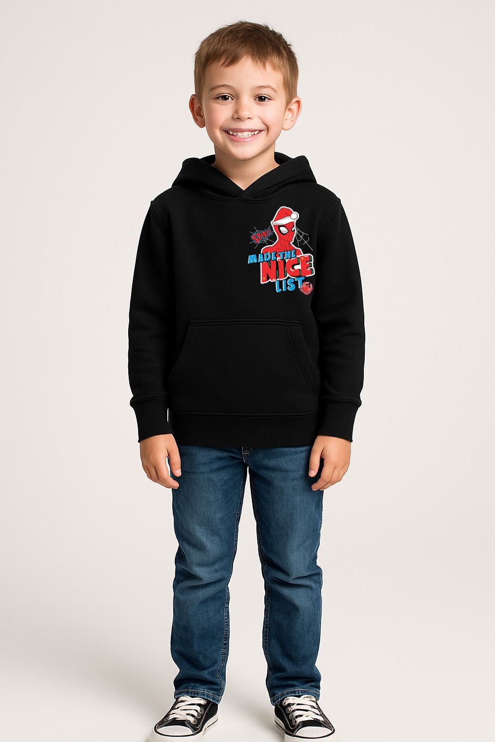 Boys Spiderman Christmas Hoodie - Brand Threads