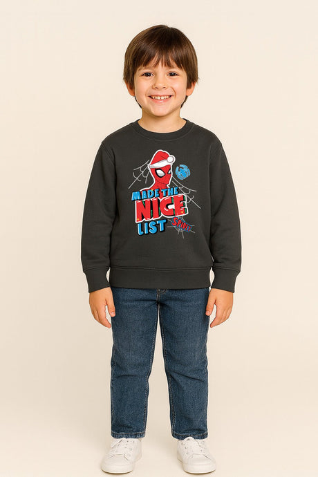 Boys Spiderman Christmas Jumper - Brand Threads
