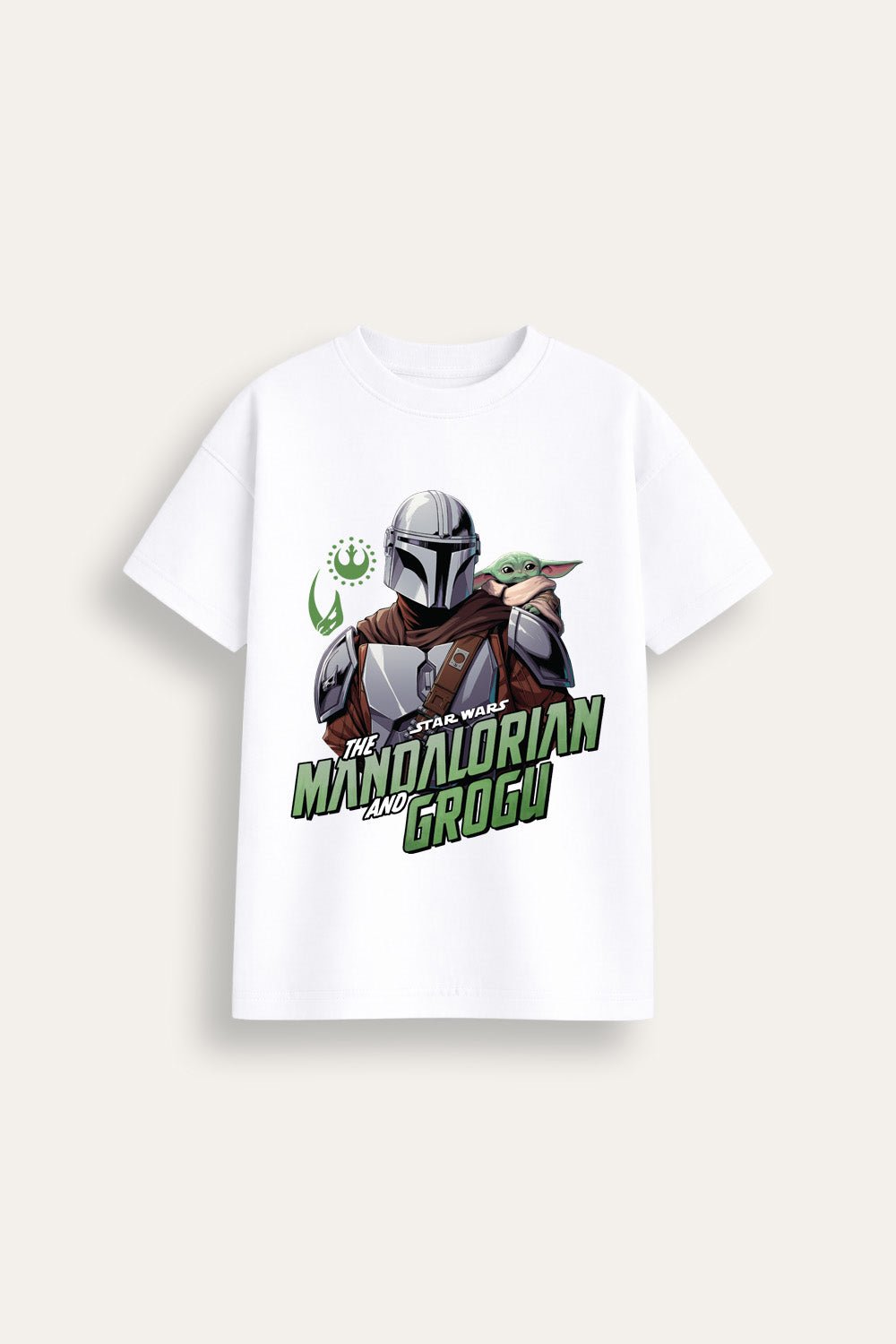 Boys The Mandalorian and Grogu T Shirt - Brand Threads